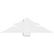 Ekena Millwork Redmond Architectural Grade PVC Gable Bracket, 48"W x 14"H x 6"D x 6"F, 7/12 Pitch GBP048X14X0606RED00 - alternate 5